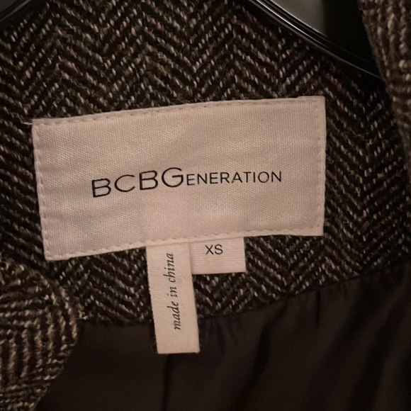 🎉 HP 🎉  New BCBGeneration Tweed & Faux Leather Military Jacket❣️ - Picture 10 of 11